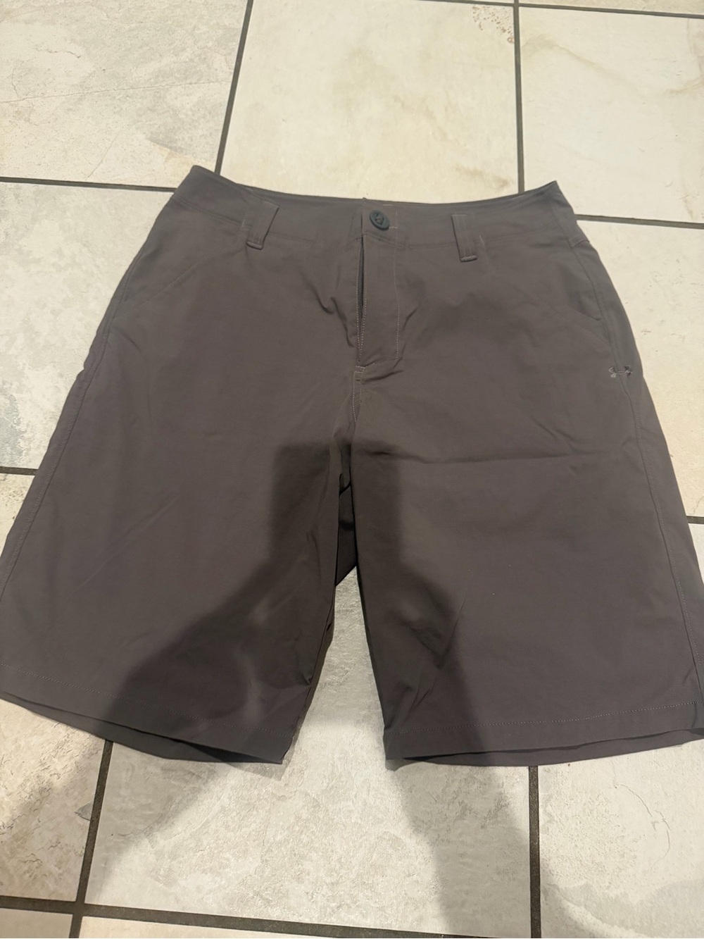 Under Armour Men's Charcoal Performance Hybrid Shorts